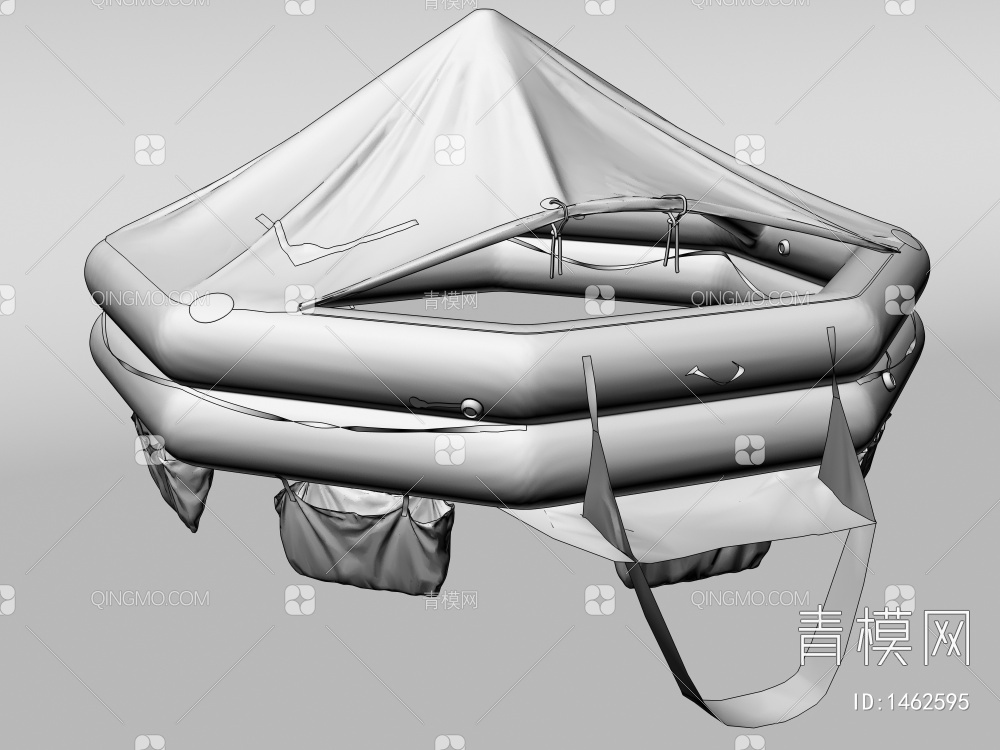 橡皮艇3D模型下载【ID:1462595】