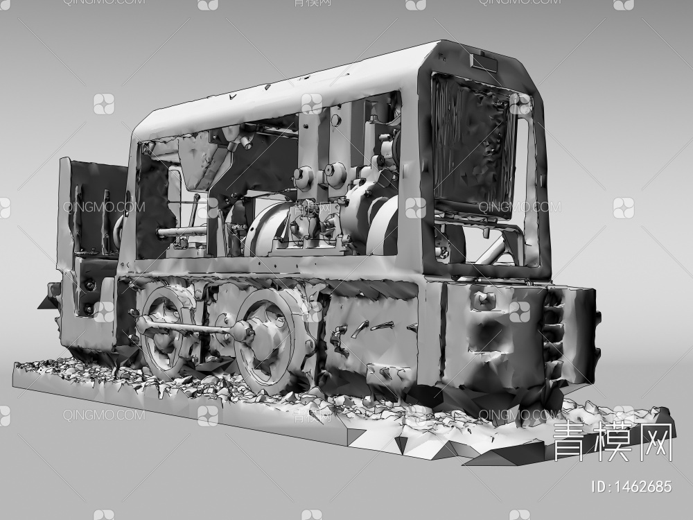 火车车厢3D模型下载【ID:1462685】