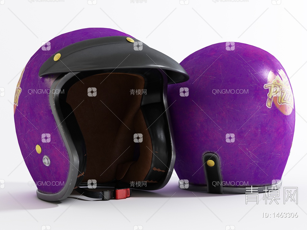 摩托头盔3D模型下载【ID:1463306】