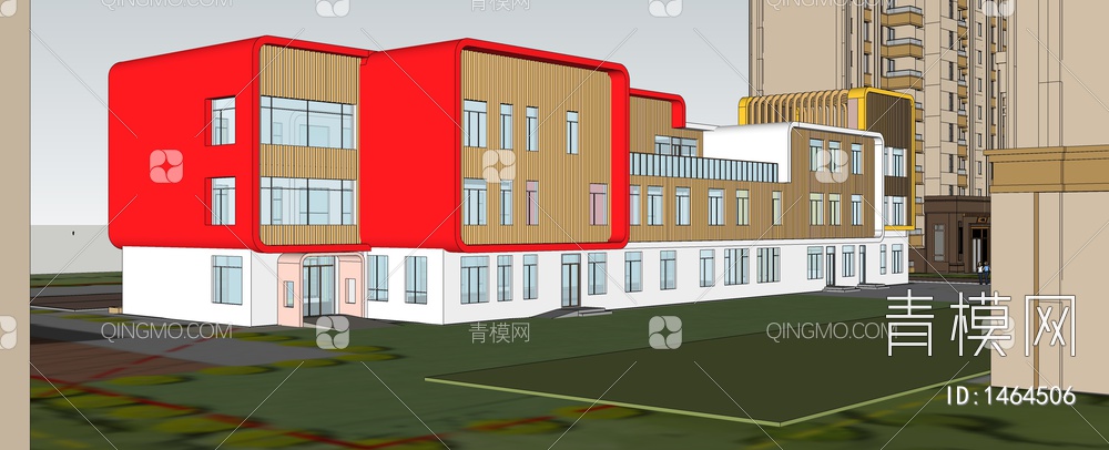 泰禾广汇项目-方案二SU模型下载【ID:1464506】