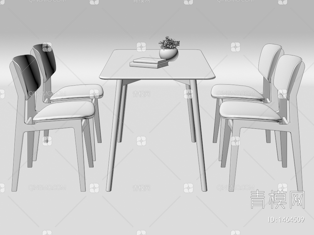 餐桌椅3D模型下载【ID:1464509】