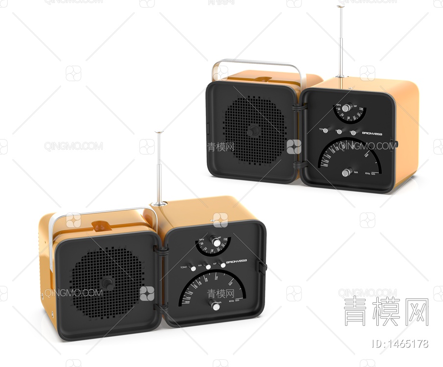 生活家电 收音机3D模型下载【ID:1465178】