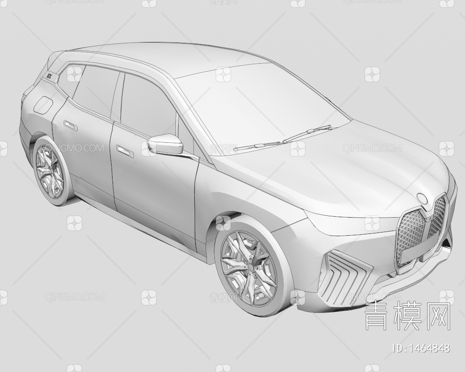 2023款德系宝马ix汽车3D模型下载【ID:1464848】