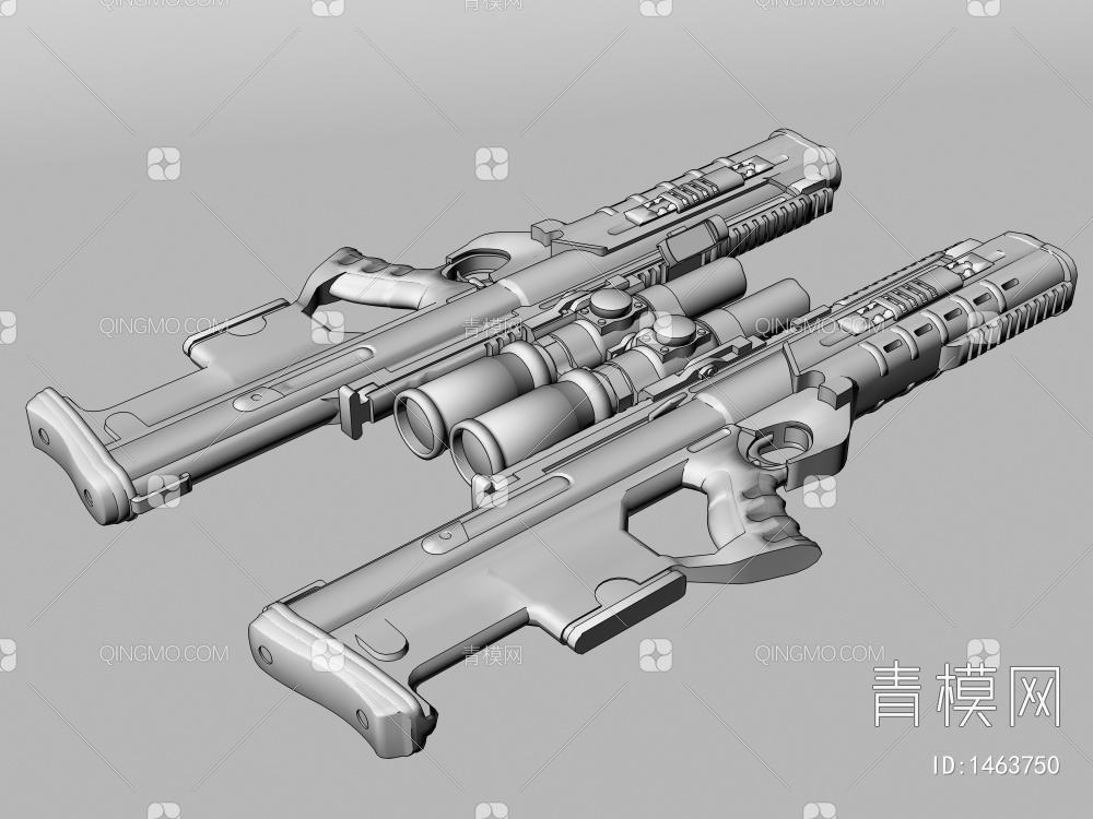 枪械3D模型下载【ID:1463750】