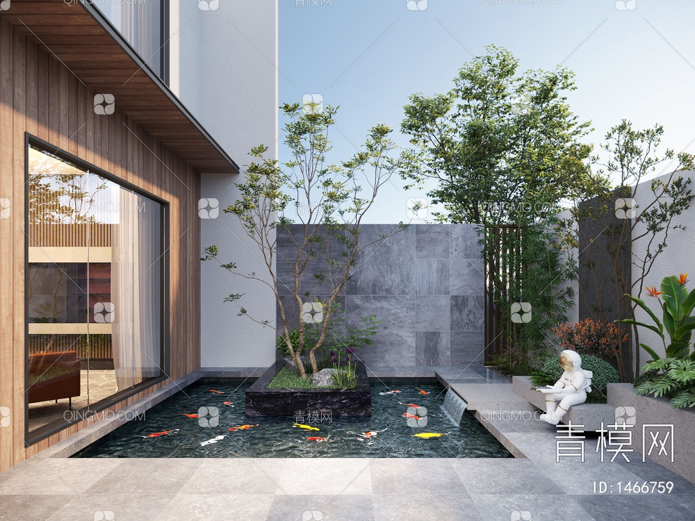 庭院3D模型下载【ID:1466759】