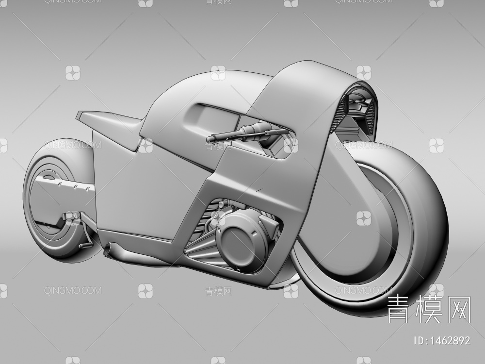 摩托车3D模型下载【ID:1462892】