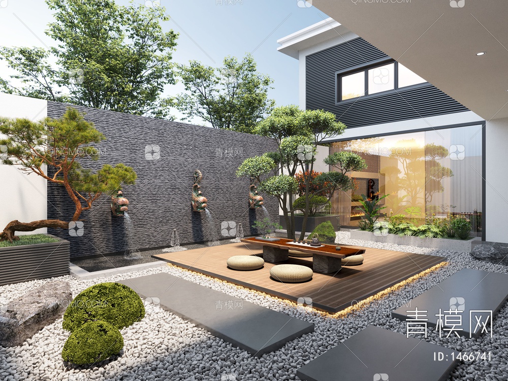 庭院3D模型下载【ID:1466741】