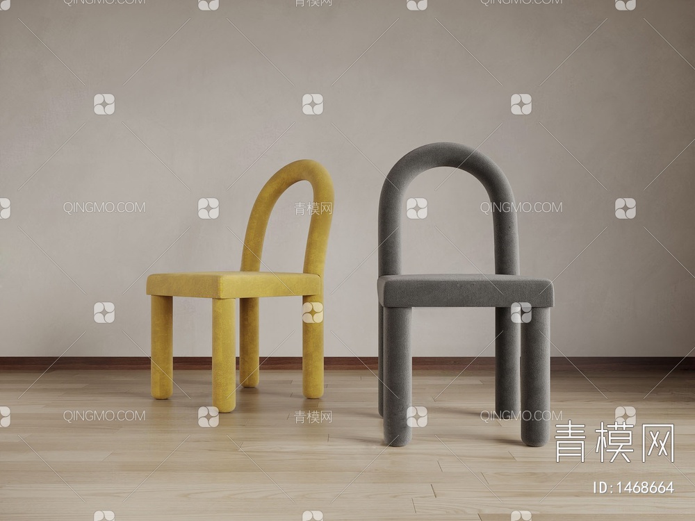 MOANRO 单椅3D模型下载【ID:1468664】