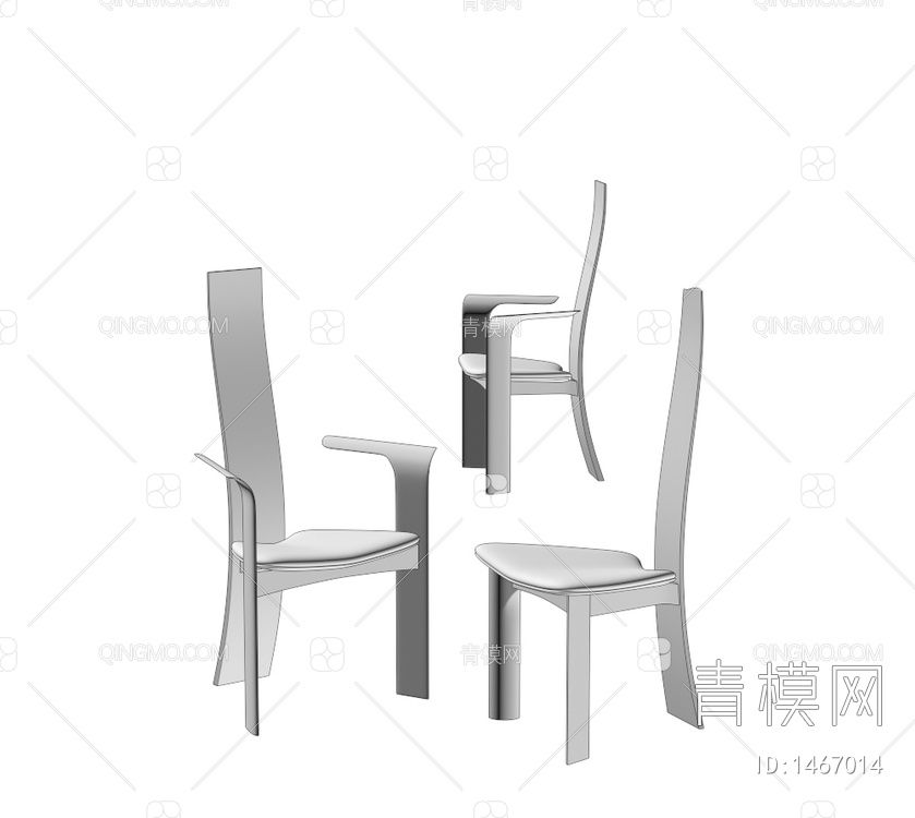 单椅3D模型下载【ID:1467014】