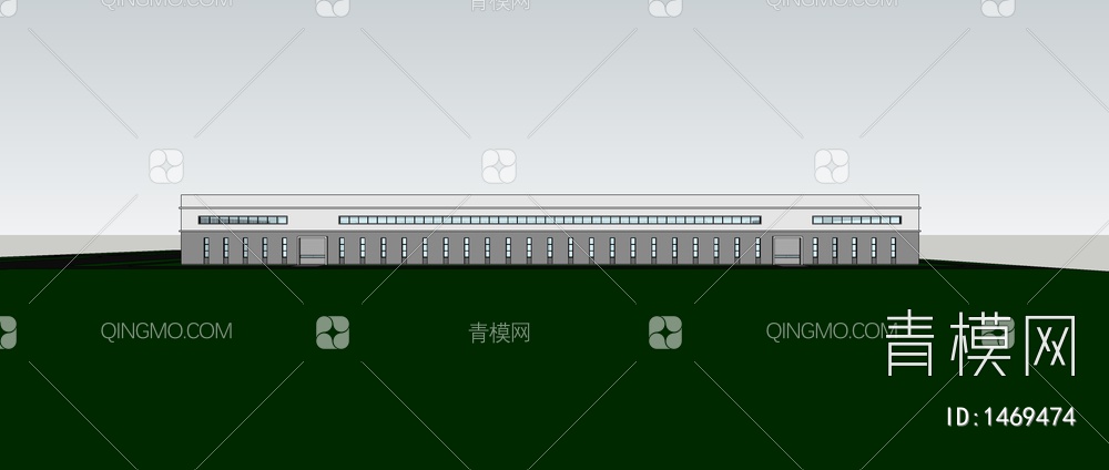 厂房 车间 仓库SU模型下载【ID:1469474】