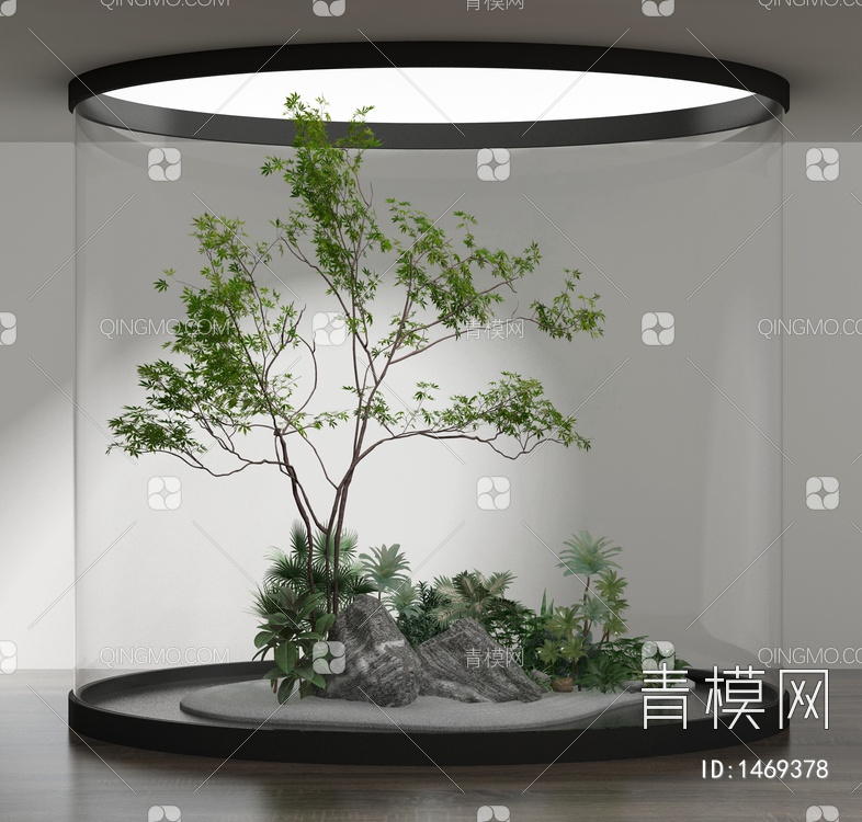 绿植景观园艺小品3D模型下载【ID:1469378】