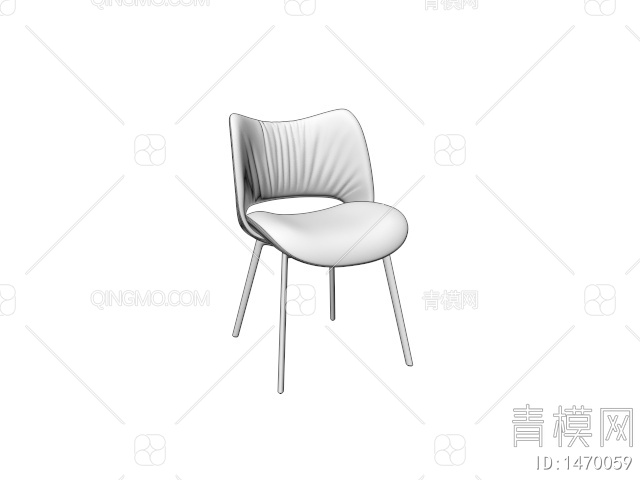 Poltrona 单椅 餐椅3D模型下载【ID:1470059】