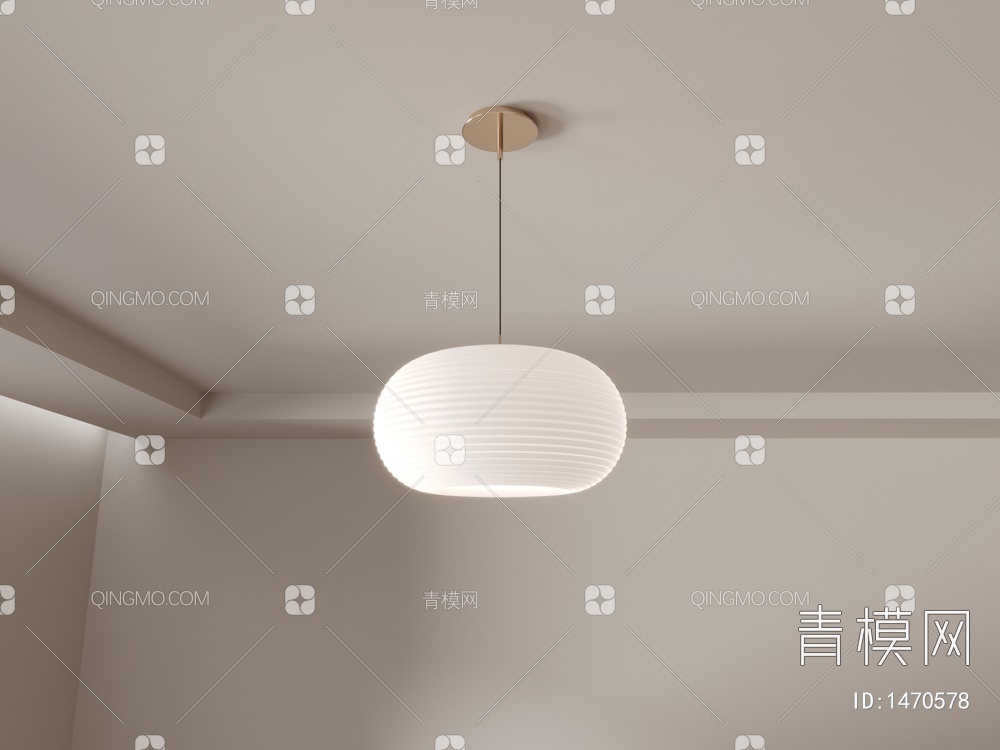 客厅卧室吸顶灯  大气 创意大厅 主灯组合3D模型下载【ID:1470578】