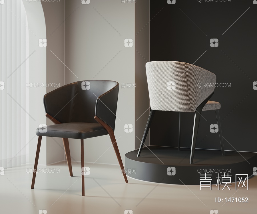 单椅3D模型下载【ID:1471052】