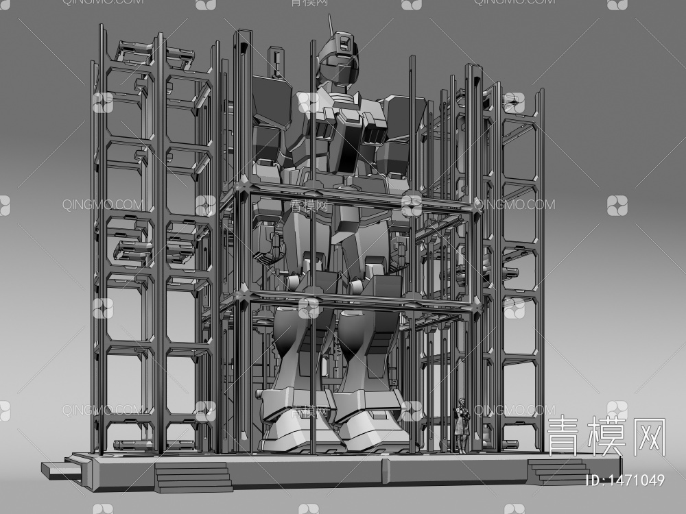 机甲战士3D模型下载【ID:1471049】