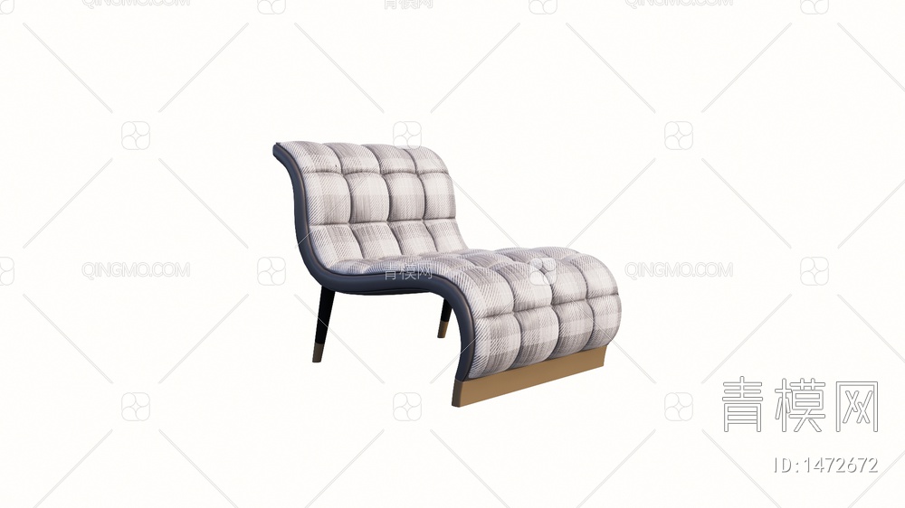 休闲椅 椅子SU模型下载【ID:1472672】