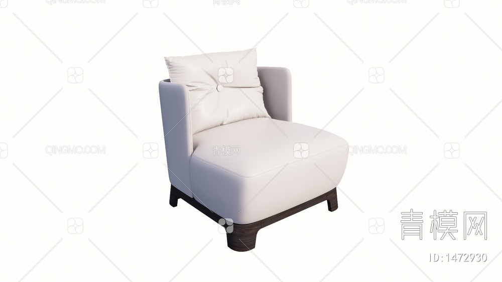 单人沙发SU模型下载【ID:1472930】