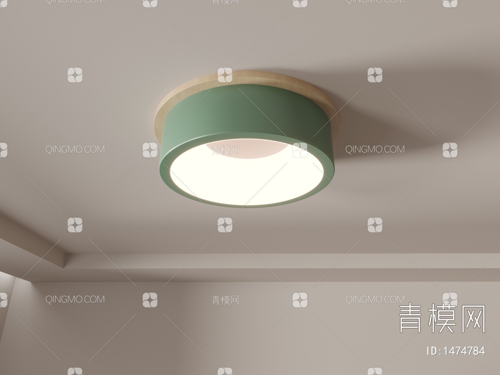 过道阳台灯 入户走廊灯 创意个性吸顶灯3D模型下载【ID:1474784】