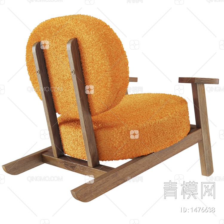 MyChair 休闲单人椅3D模型下载【ID:1476638】