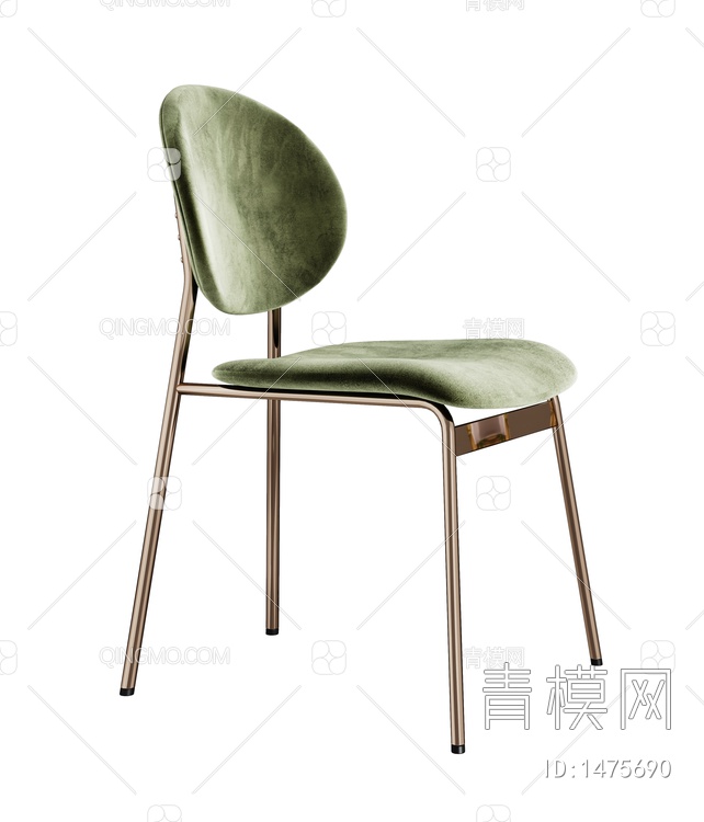 pertica 餐椅  单椅3D模型下载【ID:1475690】