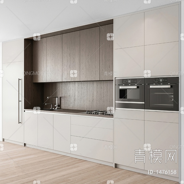 厨房橱柜3D模型下载【ID:1476158】