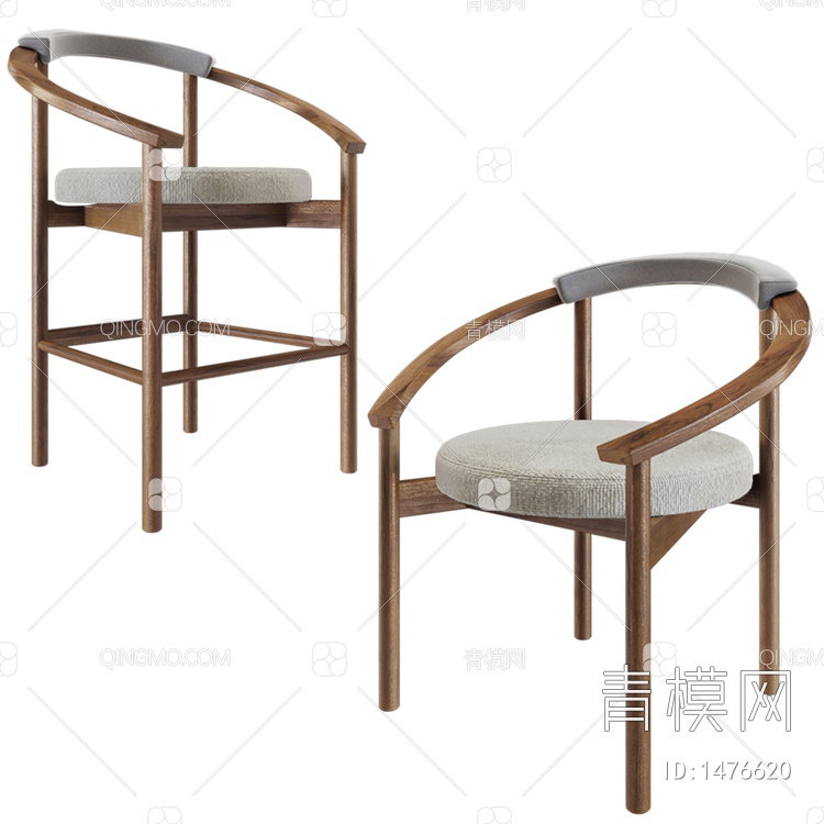 Chair Louis单椅3D模型下载【ID:1476620】