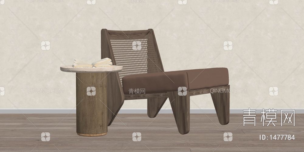 单人沙发 休闲椅SU模型下载【ID:1477784】