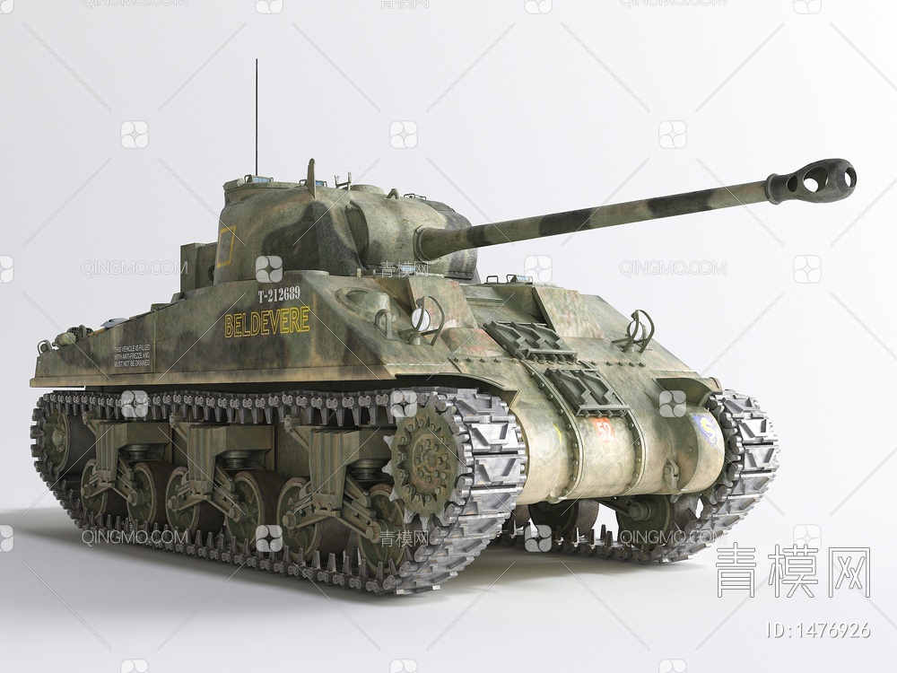 坦克3D模型下载【ID:1476926】
