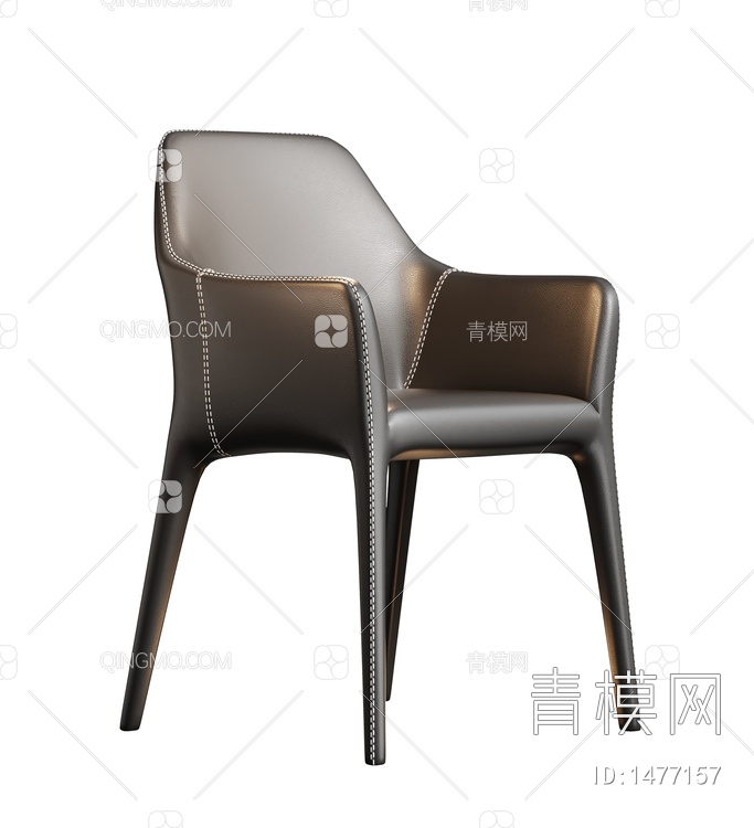 单椅  餐椅SU模型下载【ID:1477157】
