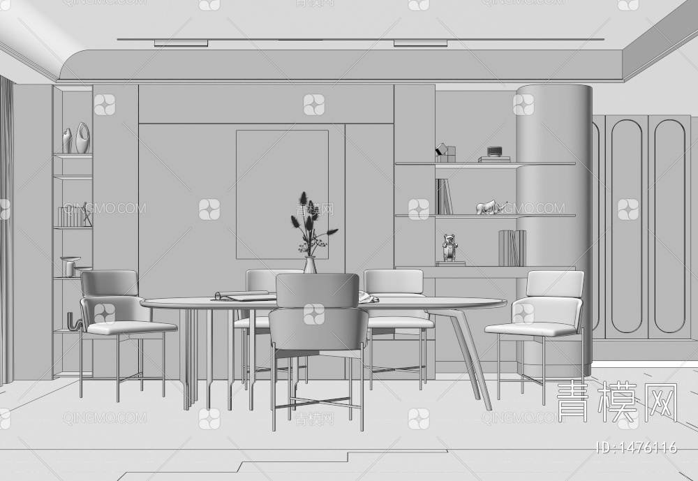 餐厅3D模型下载【ID:1476116】