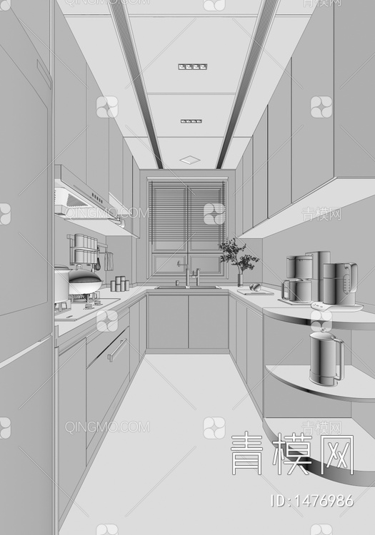 厨房3D模型下载【ID:1476986】