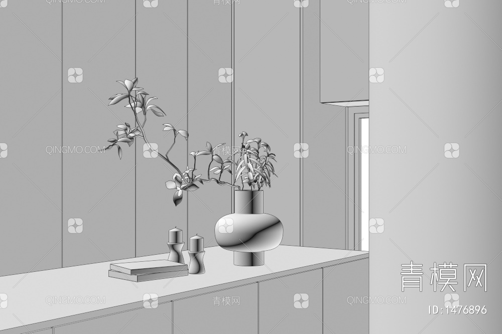 水培植物3D模型下载【ID:1476896】