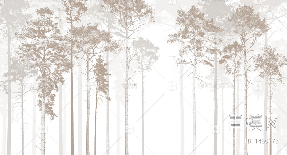 森林壁纸，森林墙纸贴图下载【ID:1480178】