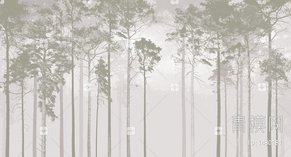 森林壁纸，森林墙纸贴图下载【ID:1480181】