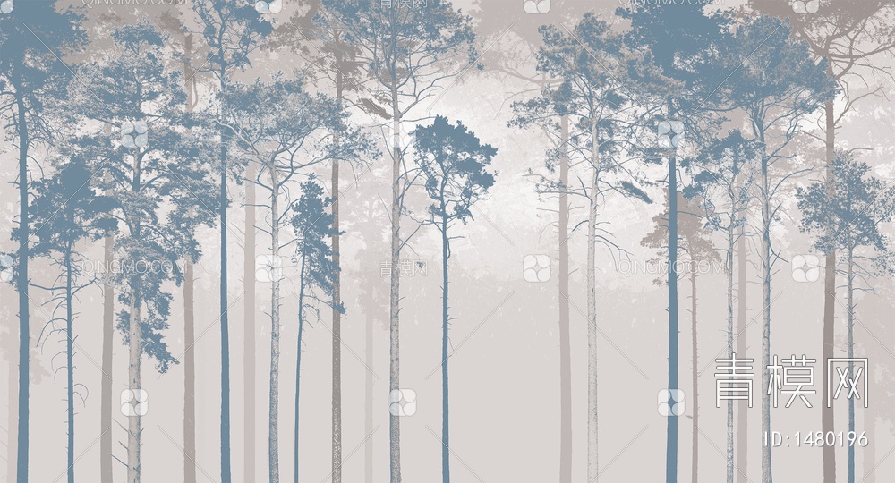 森林壁纸，森林墙纸贴图下载【ID:1480196】