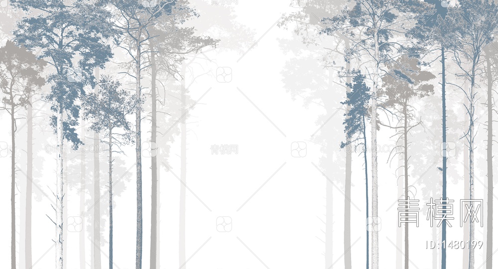 森林壁纸，森林墙纸贴图下载【ID:1480199】