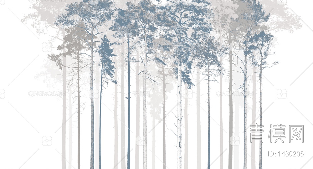 森林壁纸，森林墙纸贴图下载【ID:1480205】
