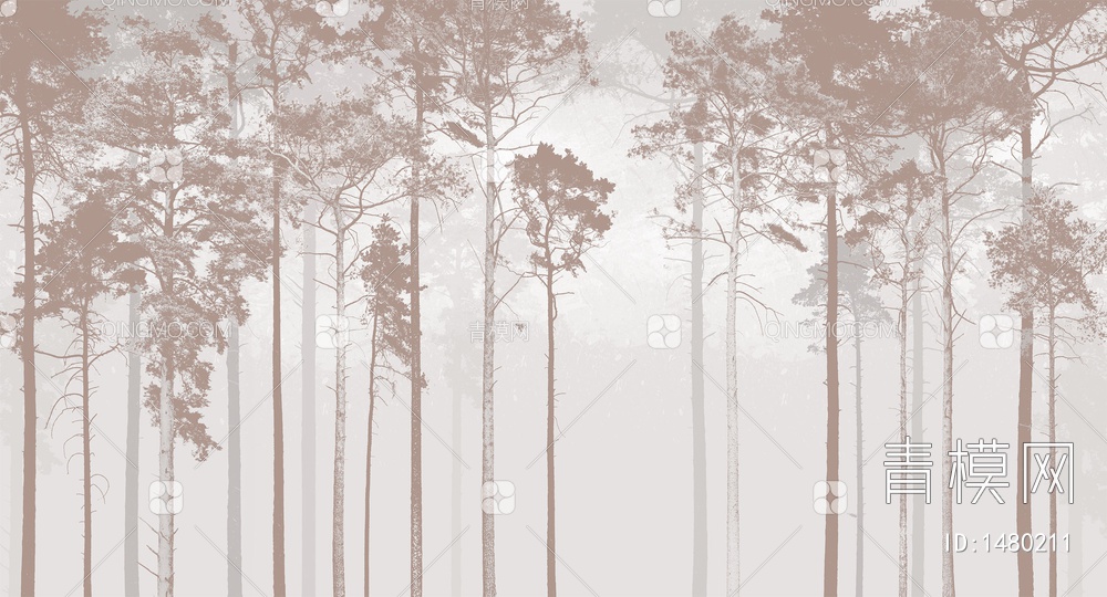 森林壁纸，森林墙纸贴图下载【ID:1480211】