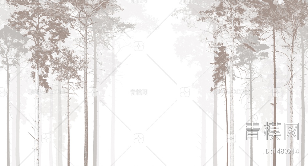 森林壁纸，森林墙纸贴图下载【ID:1480214】