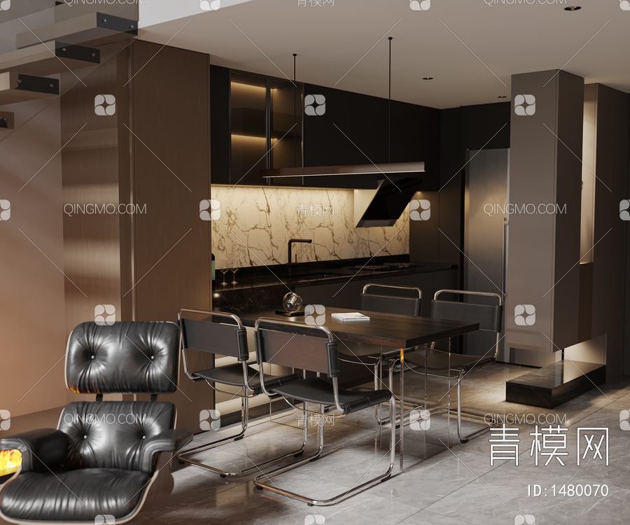 loft公寓3D模型下载【ID:1480070】