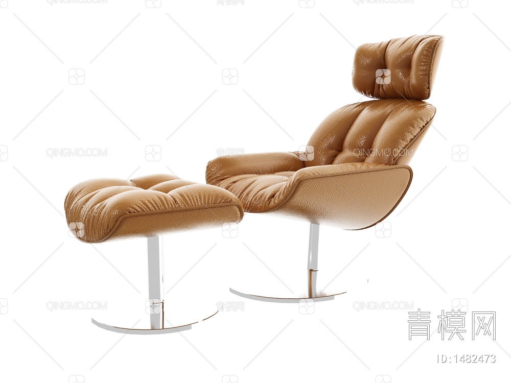 休闲单椅3D模型下载【ID:1482473】