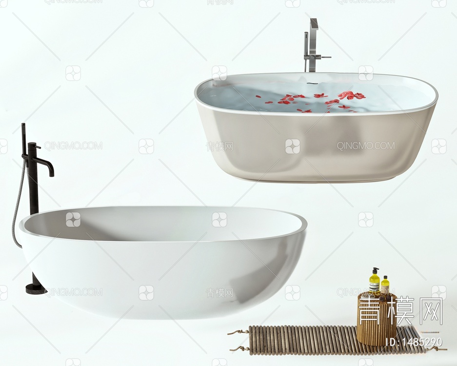 浴缸3D模型下载【ID:1485290】