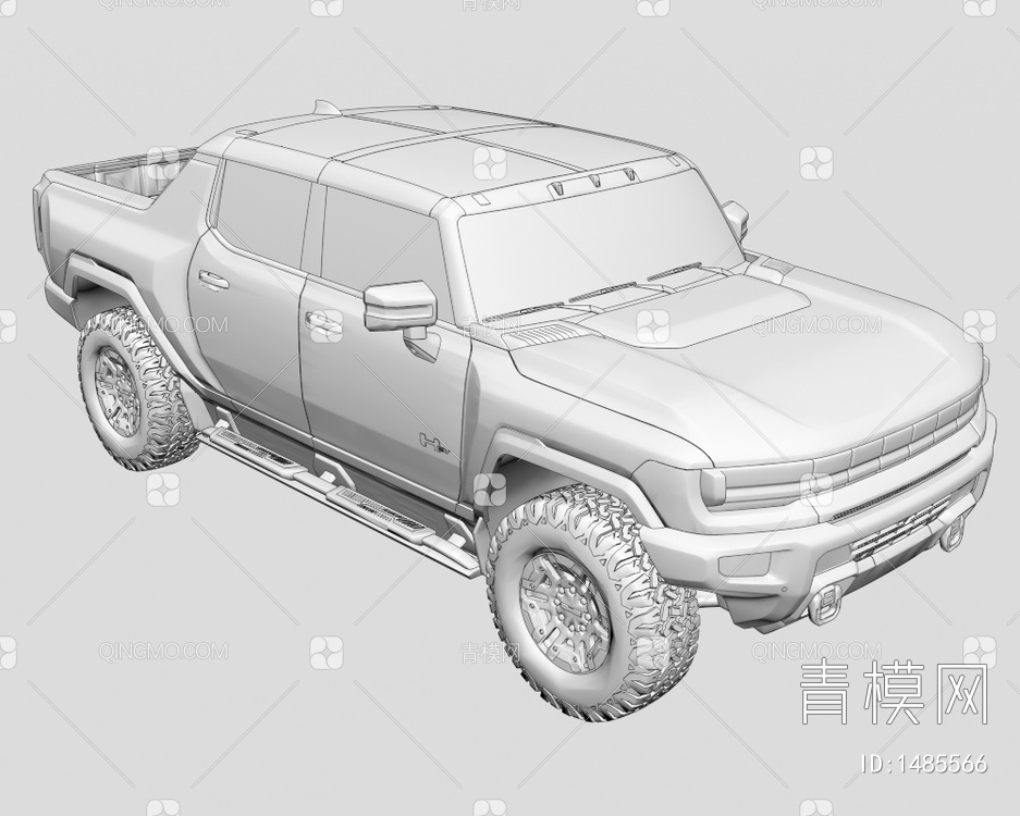 2023款悍马EV3D模型下载【ID:1485566】