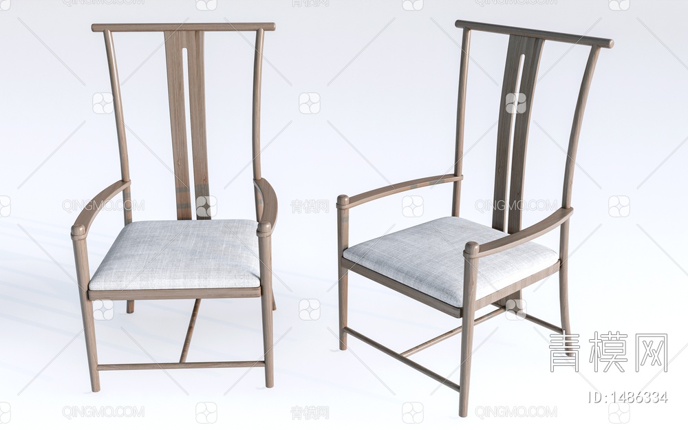 太师椅 家具 椅子SU模型下载【ID:1486334】
