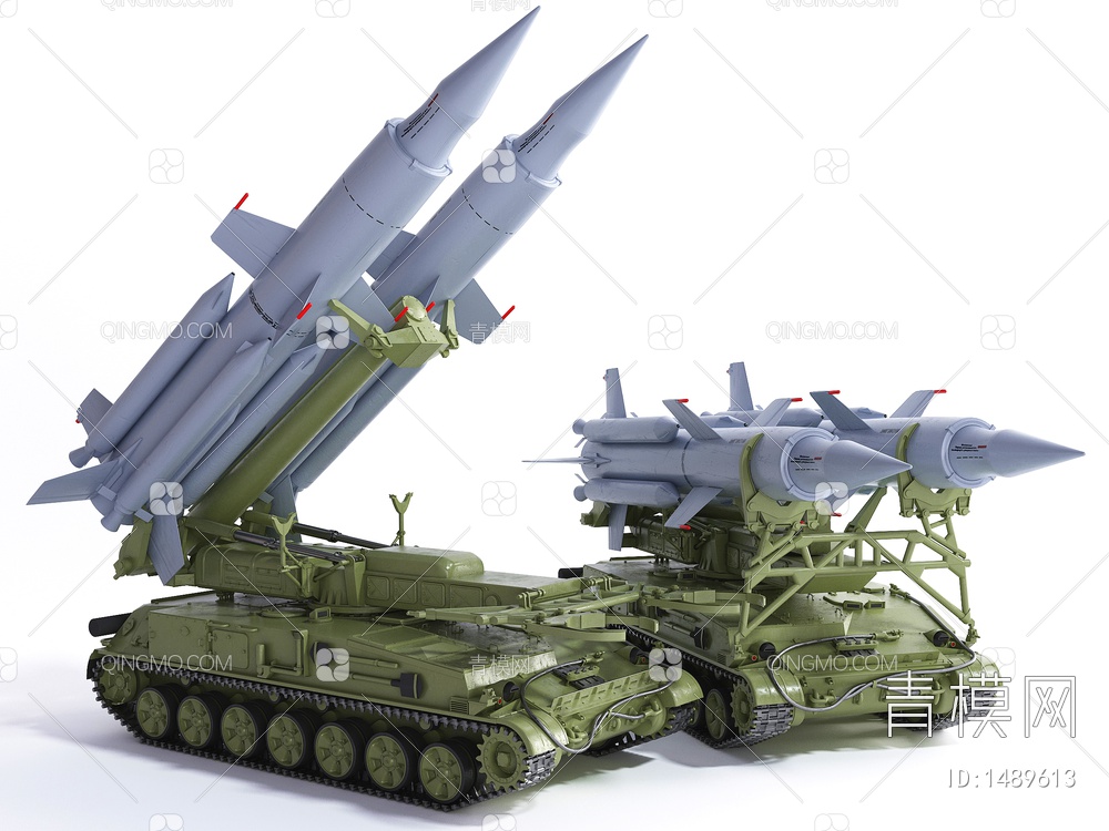 萨姆防空导弹3D模型下载【ID:1489613】