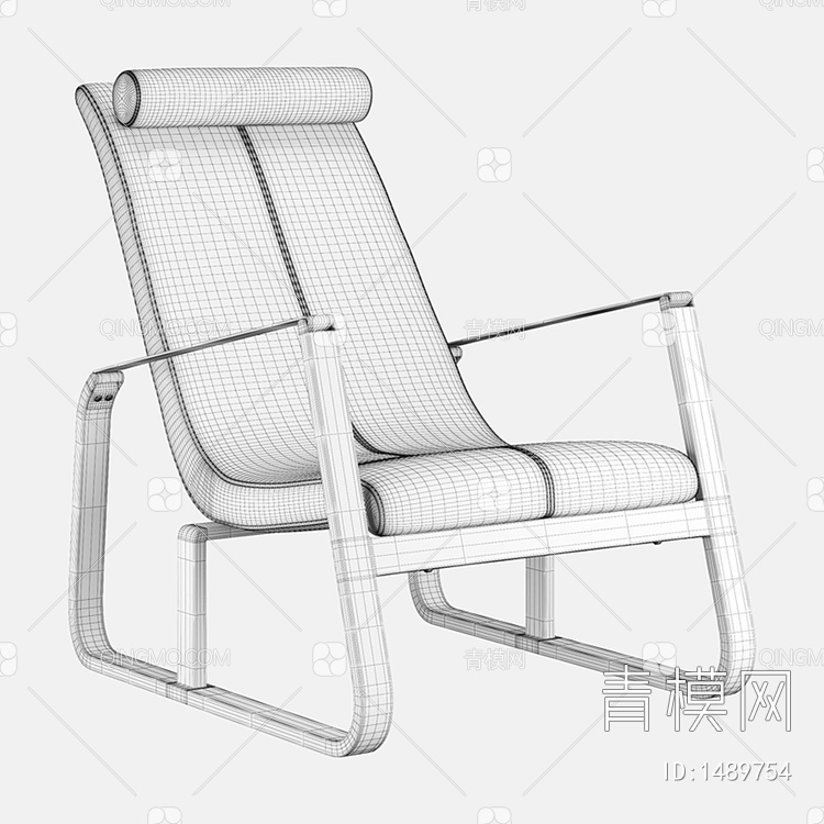 躺椅3D模型下载【ID:1489754】