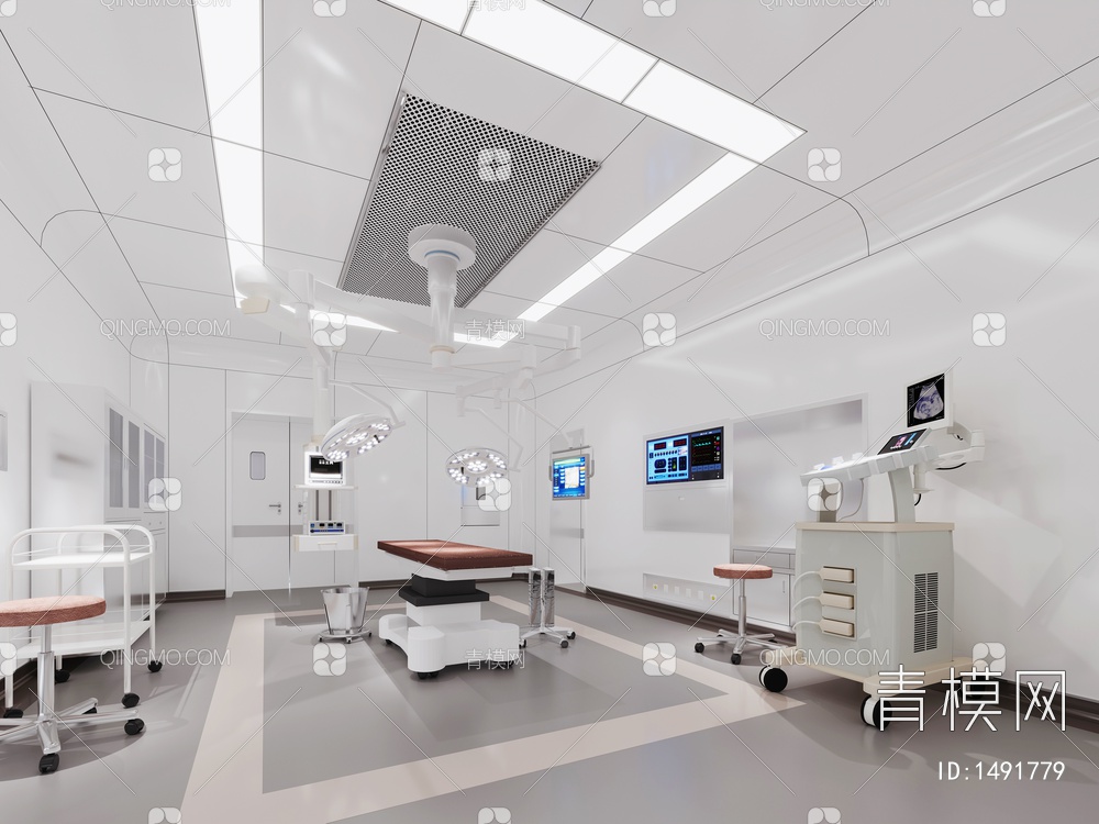 医院手术室诊室3D模型下载【ID:1491779】