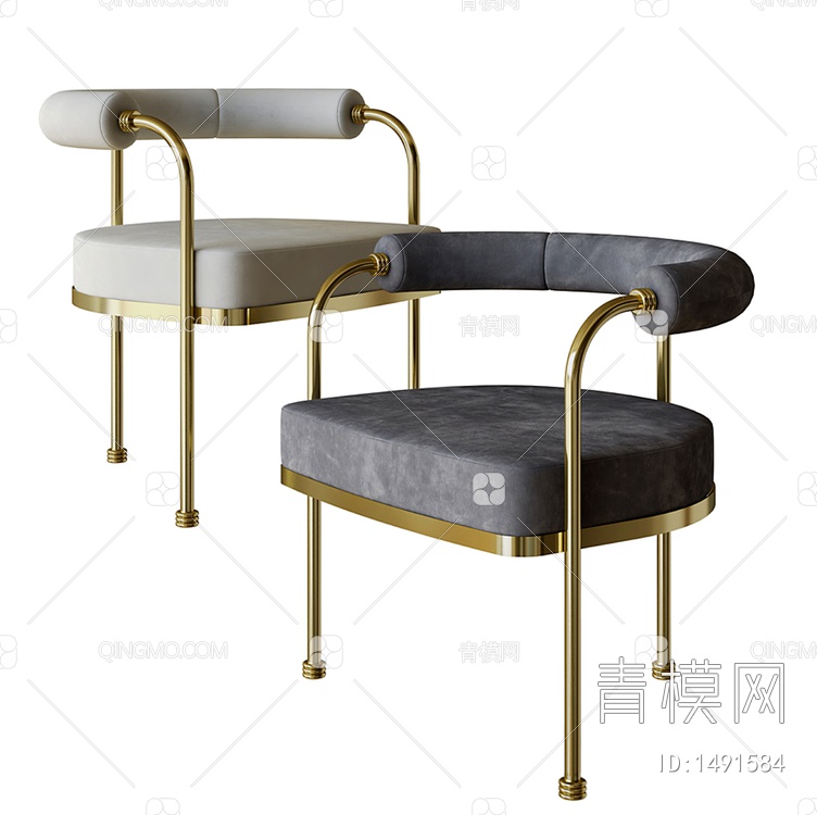 餐桌椅3D模型下载【ID:1491584】