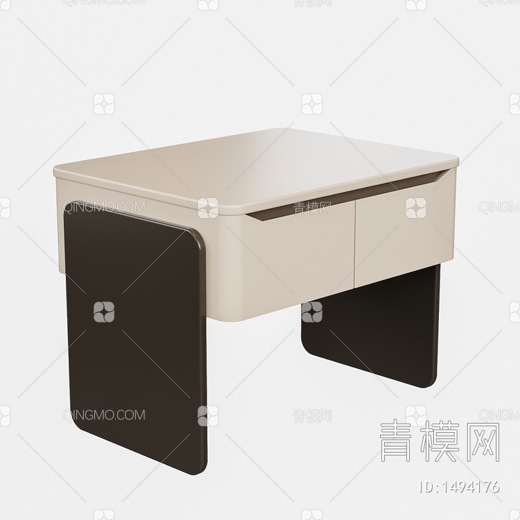 床头柜 柜子3D模型下载【ID:1494176】