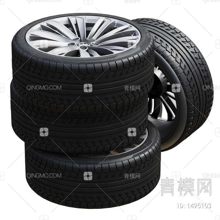 Bentley Tires宾利轮胎3D模型下载【ID:1495103】